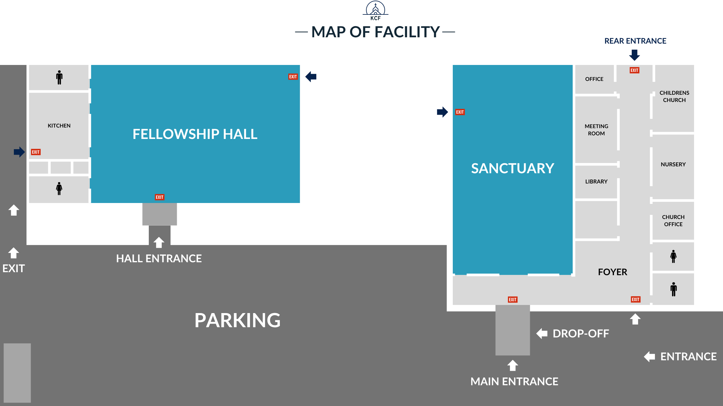 Map of Kokomo Christian Fellowship